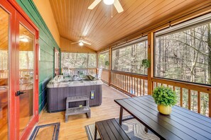 House (3 Bedrooms) | Interior - Secluded Cherry Log Cabin w/ Hot Tub + Swings! (Cherry Log)