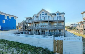 Exterior - Sun King II - 4x4 Carova Beach, Oceanfront, Ocean View, Elevator, Pool, Hot Tub, Pets Ok (4x4 - Carova Beach)