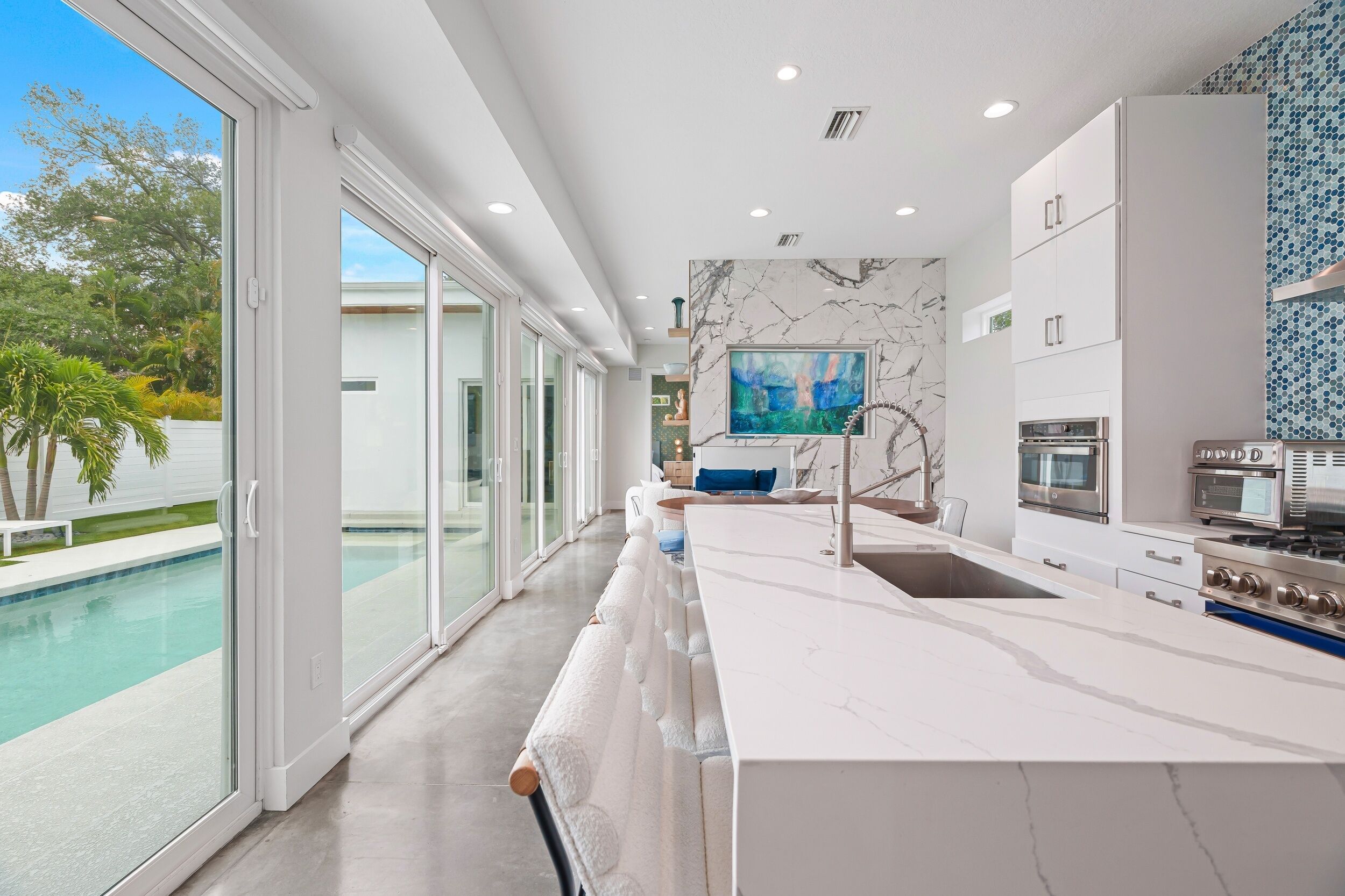 Ferienhaus, 3 Schlafzimmer | Eigene Küche | Wasserkocher mit Kaffee-/Teezubehör, Kühlschrank, Ofen, Toaster