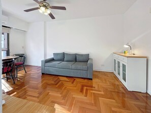 Apartment, 2 Bedrooms, City View | Living room - Spacious and Cozy Apartment in the Heart of Palermo (Buenos Aires)