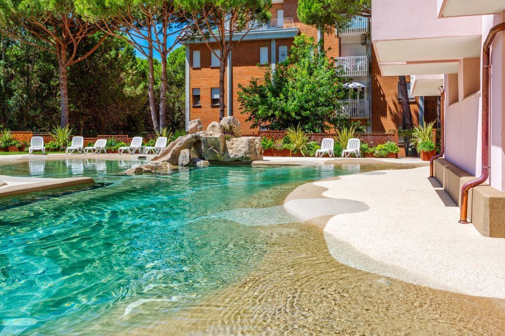 Seasonal outdoor pool