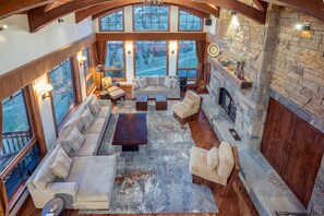 Smart TV, fireplace, music library, stereo - Country Club Views by Curate Telluride-Hot tub, Ski Room, Bunkroom, HUGE spaces (Mountain Village)