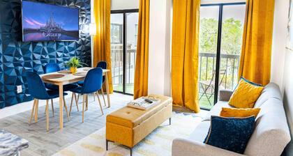 Cozy 2bed/2bath fully equipped 1 mile Universal Studios Orlando free parking