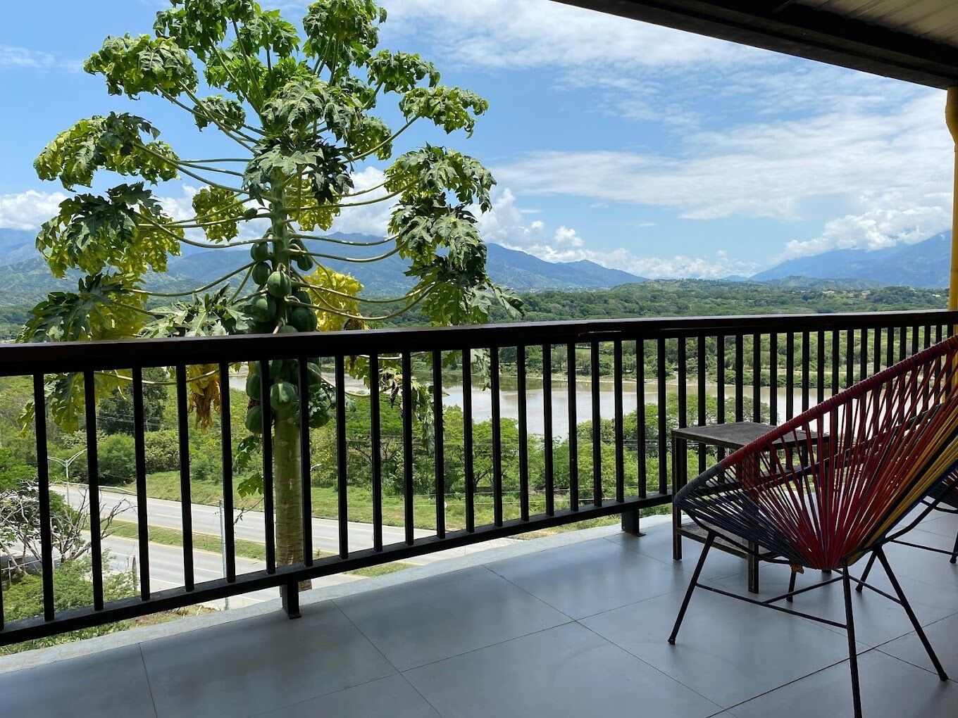 Standard Double Room, 1 Queen Bed, Balcony, River View | Terrace/patio