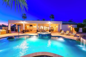 A heated pool - MillionMiniResortWaterSlidePickleBallGolfSpa (Scottsdale)