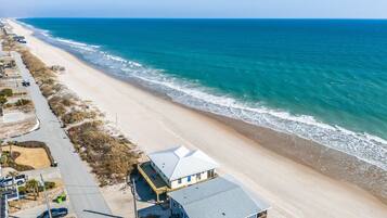 Accommodatie ligt op het strand