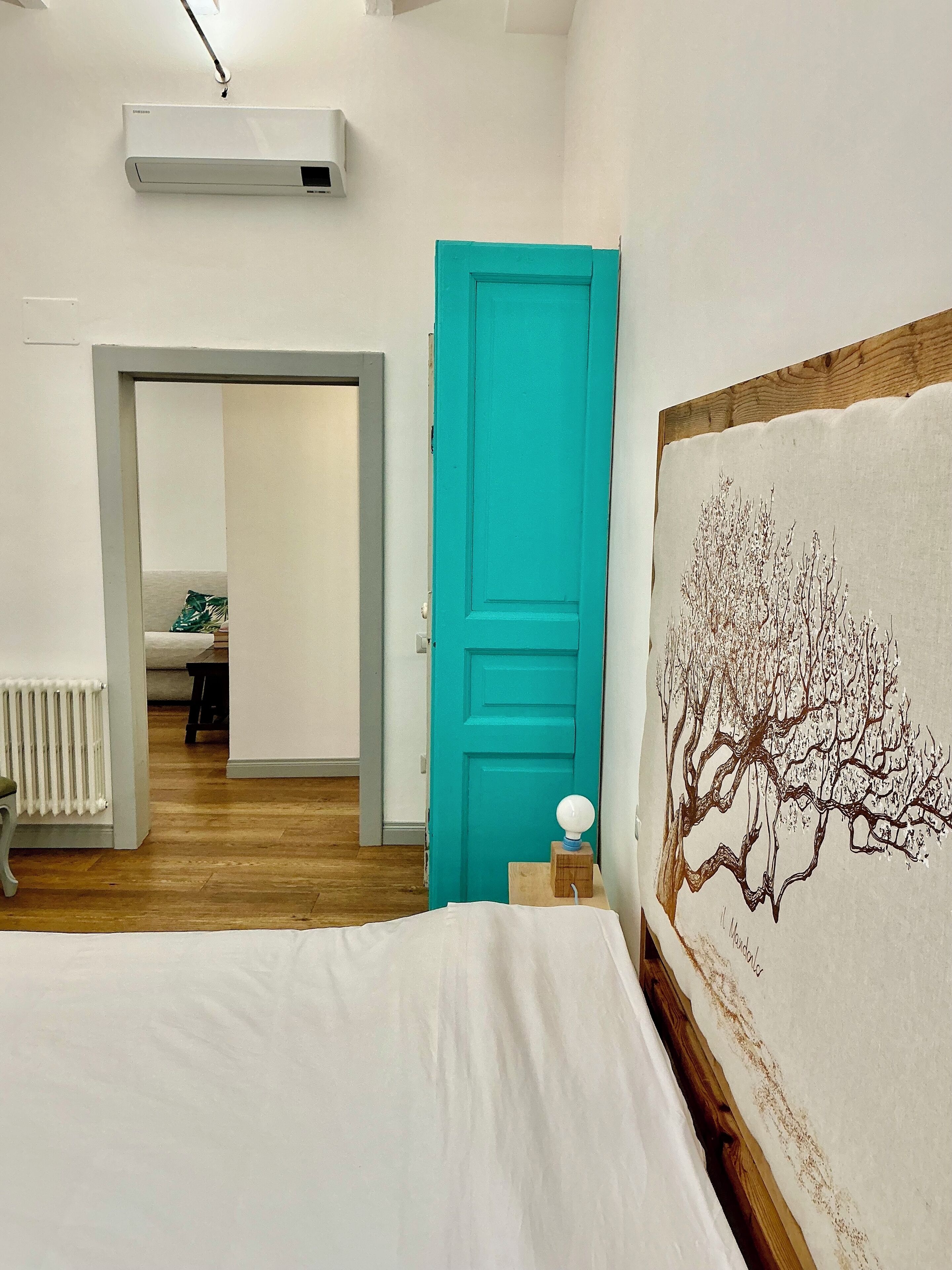 1 多间卧室、旅行婴儿床、免费 WiFi、床单