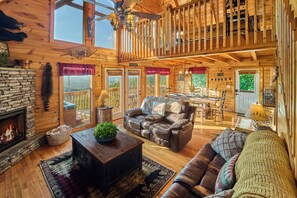 Smart TV, fireplace, video games - "Mama Bear", Mtn Views, Hot Tub, Fireplace, Private Theater & Community Pool (Sevierville)