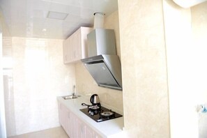 Private kitchen - Aishe Apartment Hotel (Changsha University of Science & Technology) (Changsha)
