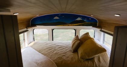 Route 6 Campground presents: Tiny home | One bedroom Schoolbus