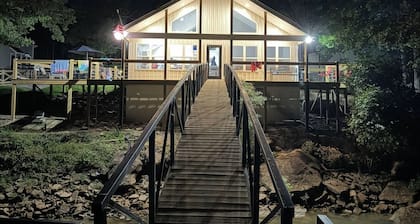 New REDEEMED Lakehouse. Walk out the front door to the dock