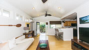 Smart TV, video games, DVD player, books