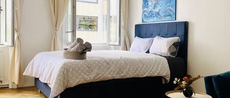 2 habitaciones y ropa de cama