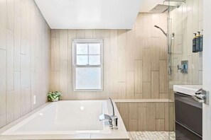 Shower, hair dryer