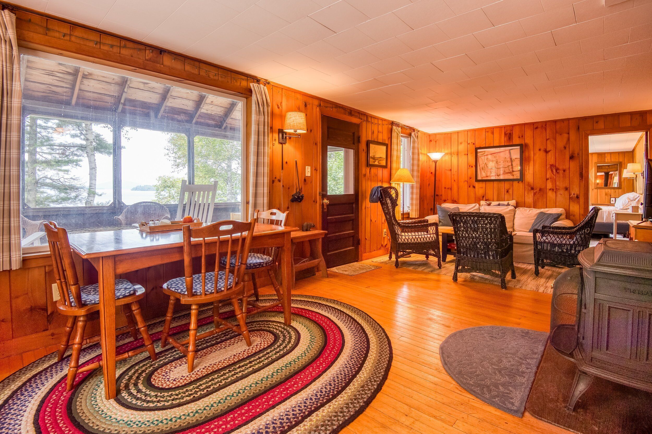 The Little Red Camp - Private Waterfront On Rangeley Lake, Wood Stove And Fire Pit - Rangeley, ME