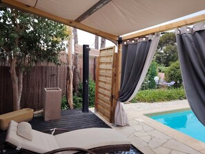Pool - 'Ptit Coin De Paradis Plage Peguiere' Apartment with Private Pool, Wi-Fi, and Air Conditioning (Saint-Raphaël)