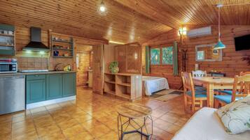 1 habitación y ropa de cama