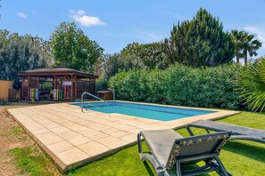 Pool - Null 'Entre Viejos Olivos 3' with Mountain View, Shared Pool and Air Conditioning (Benicolet)