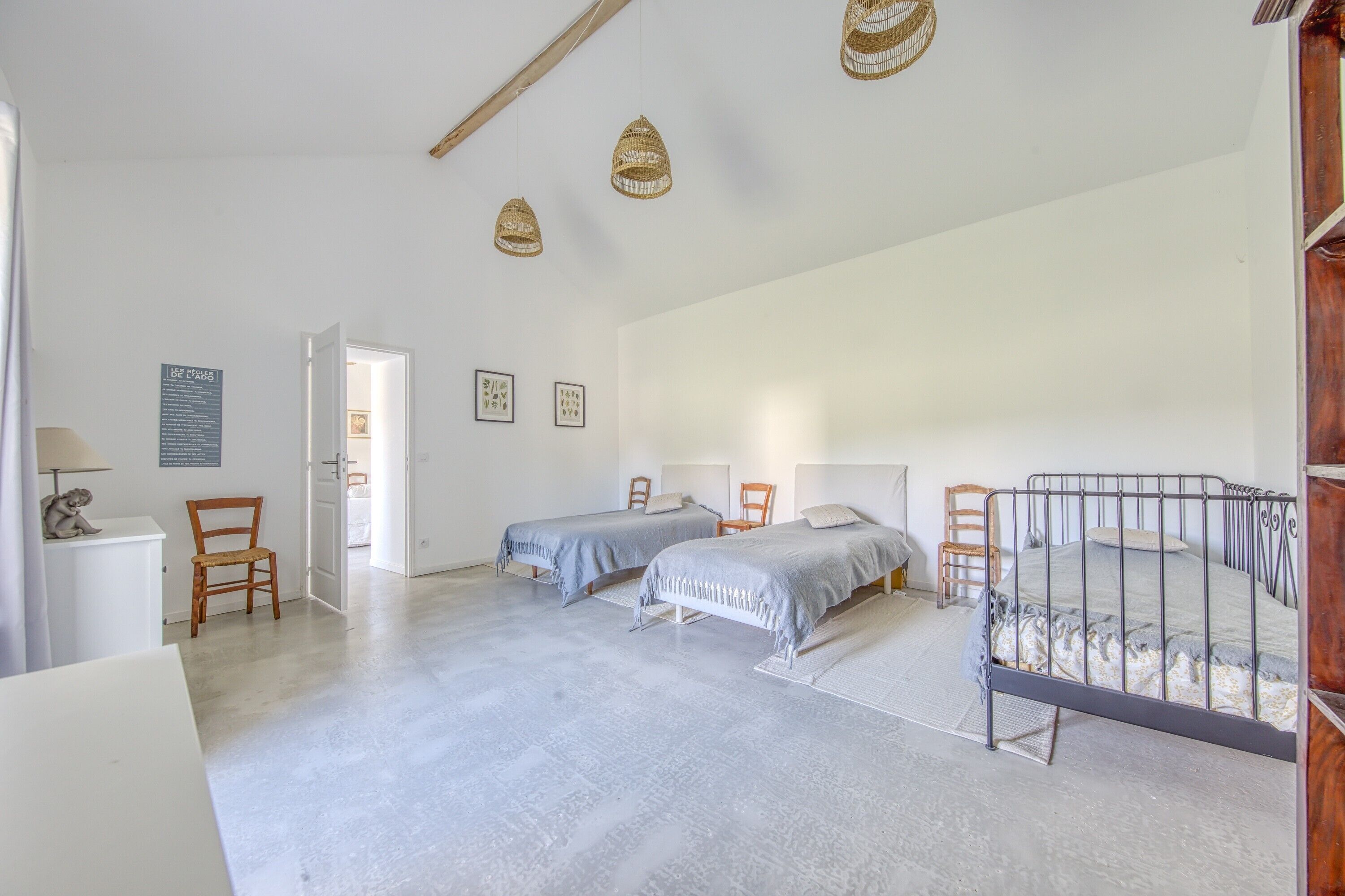 3 slaapkamers, beddengoed