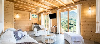 Appartamento 'Grand Aigle - Albiez Montrond' con vista montagna, terrazza privata e Wi-Fi