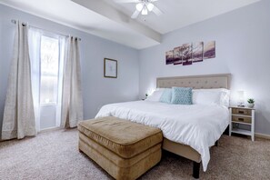 2 chambres, fer et planche Ă repasser, Wi-Fi, draps fournis