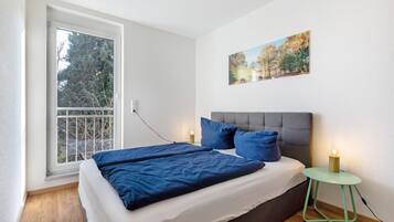 2 bedrooms, free WiFi, bed sheets, wheelchair access