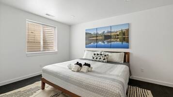 5 bedrooms, iron/ironing board, travel crib, WiFi