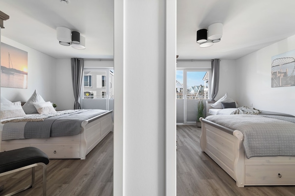 2 slaapkamers, een strijkplank/strijkijzer, reisbedje, gratis wifi