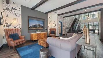 Smart-tv en een kantoor