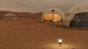 1 bedroom, soundproofing, WiFi (free) - Golden Desert Camp (Bidiya)