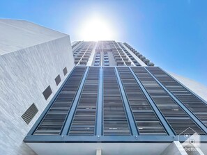 Front of property - Luxurious 2-bedroom Apartment With Balcony in JVC (Dubai)