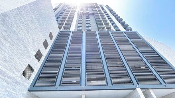 Front of property - Luxurious 2-bedroom Apartment With Balcony in JVC (Dubai)