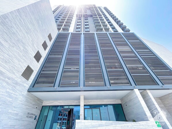 Façade de l’hébergement