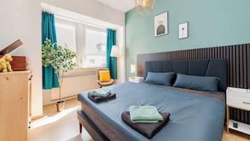 2 Schlafzimmer, Bügeleisen/Bügelbrett, Reisekinderbett, kostenloses WLAN