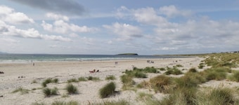 NO.3 BEACH COTTAGES, pet friendly in Keel, County Mayo