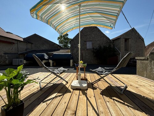 Maison indépendante au cœur du vignoble avec animaux admis