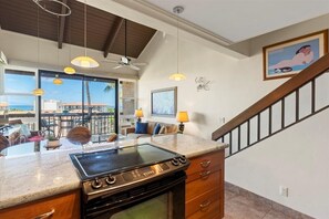 Leilighet, 2 soverom | Eget kjøkken | Kjøleskap, ovn, kaffetrakter/tekoker og brødrister