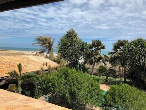 Superb beach villa with pool and large tropical garden 