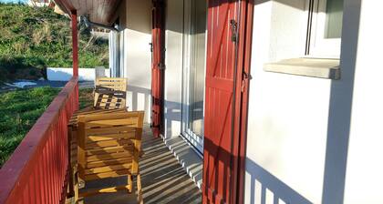 Two pers Studio Constance view of the Pyrenees, 7km from St-Jean-Pied-de-Port.