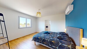 5 bedrooms, iron/ironing board, travel cot, free WiFi