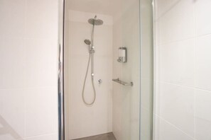 Shower, hair dryer