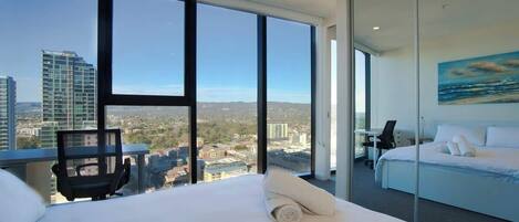 2 室のベッドルーム、アイロン / アイロン台、WiFi、ベッドシーツ