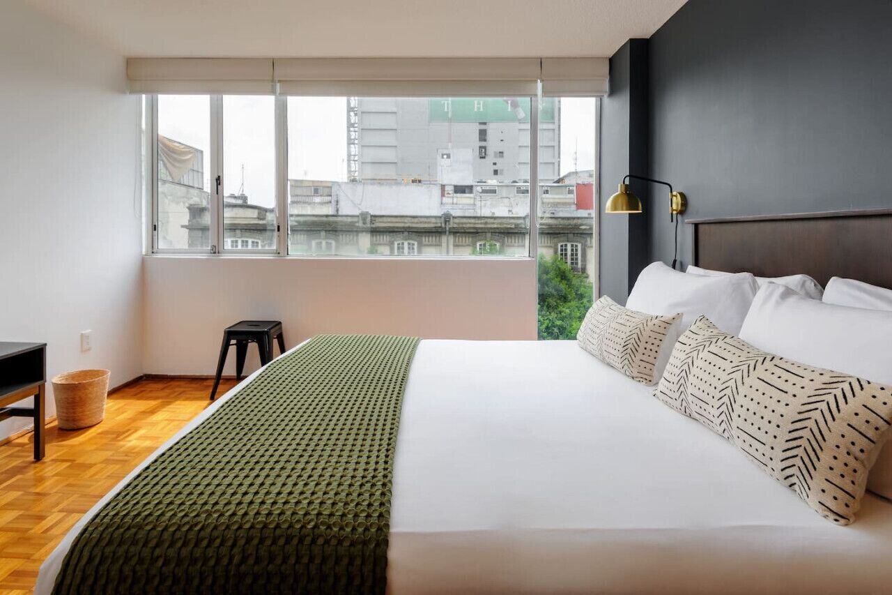 1 bedroom, desk, iron/ironing board, travel cot