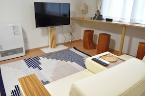Superior-huoneisto | 2 makuuhuonetta, työpöytä, ilmainen Wi-Fi, vuodevaatteet