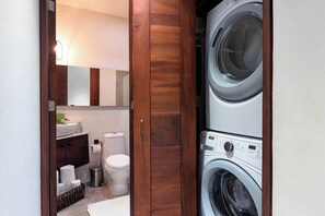 Shower, hair dryer, towels, soap - Discover our modern loft style residence in the heart of Old Vallarta. (Puerto Vallarta)