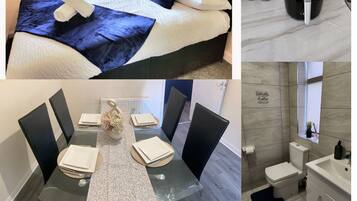 3 bedrooms, iron/ironing board, WiFi, bed sheets