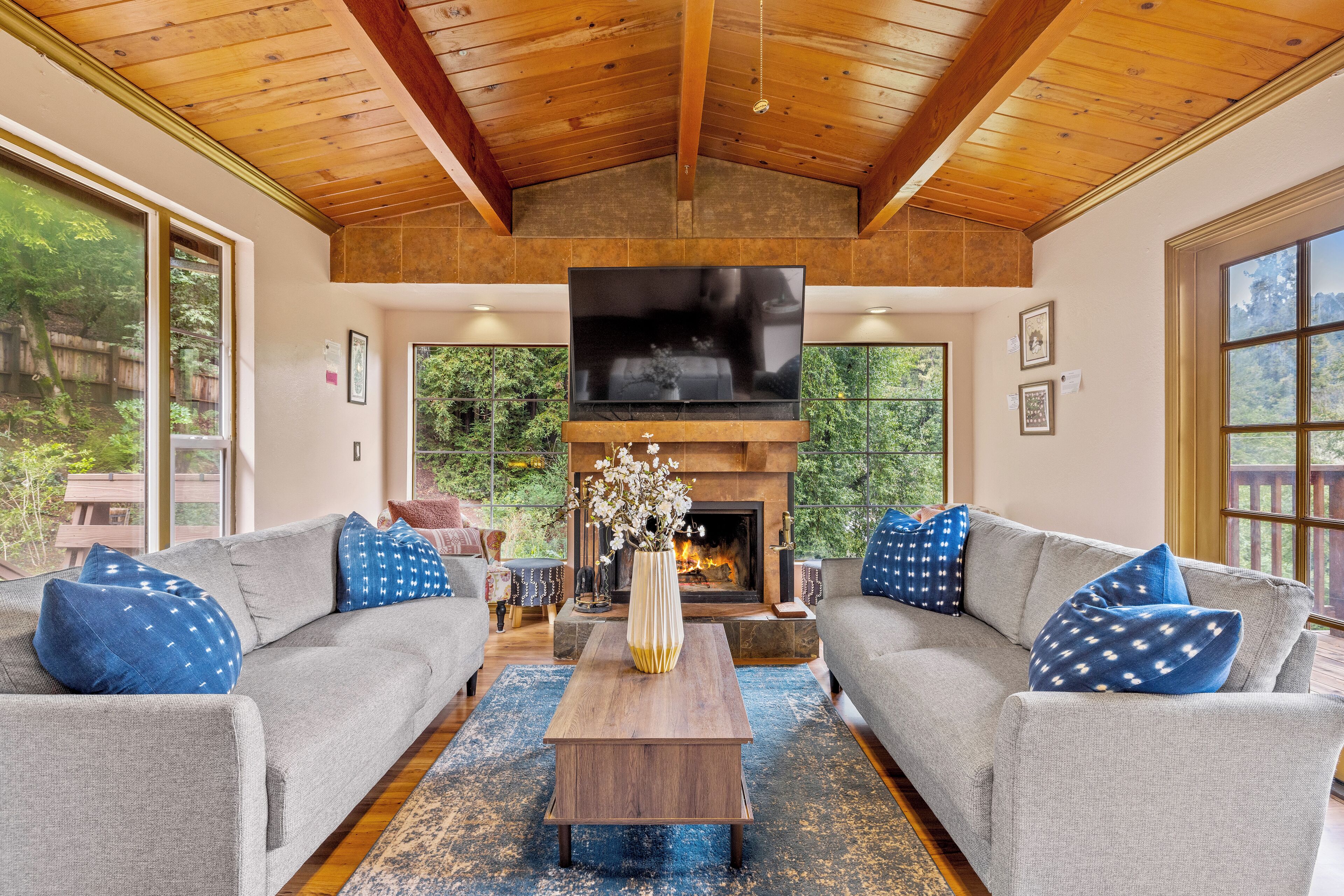 Smart-TV, bordtennis, bøker og PC-skjermer