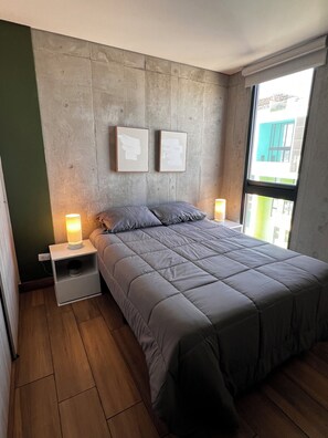 2 bedrooms, iron/ironing board, WiFi, bed sheets - Cómodo Departamento en el Centro de Monterrey (Monterrey)
