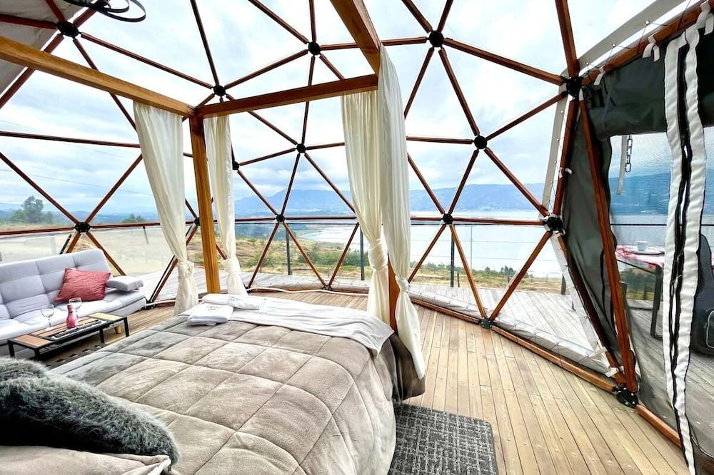 Glamping Spa con vista embalse de Tominé
