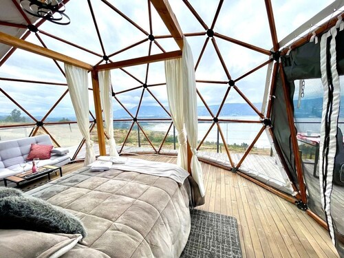 Glamping Spa con vista embalse de Tominé